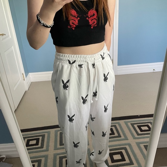 Misguided Playboy Sweatpants - Picture 4 of 7